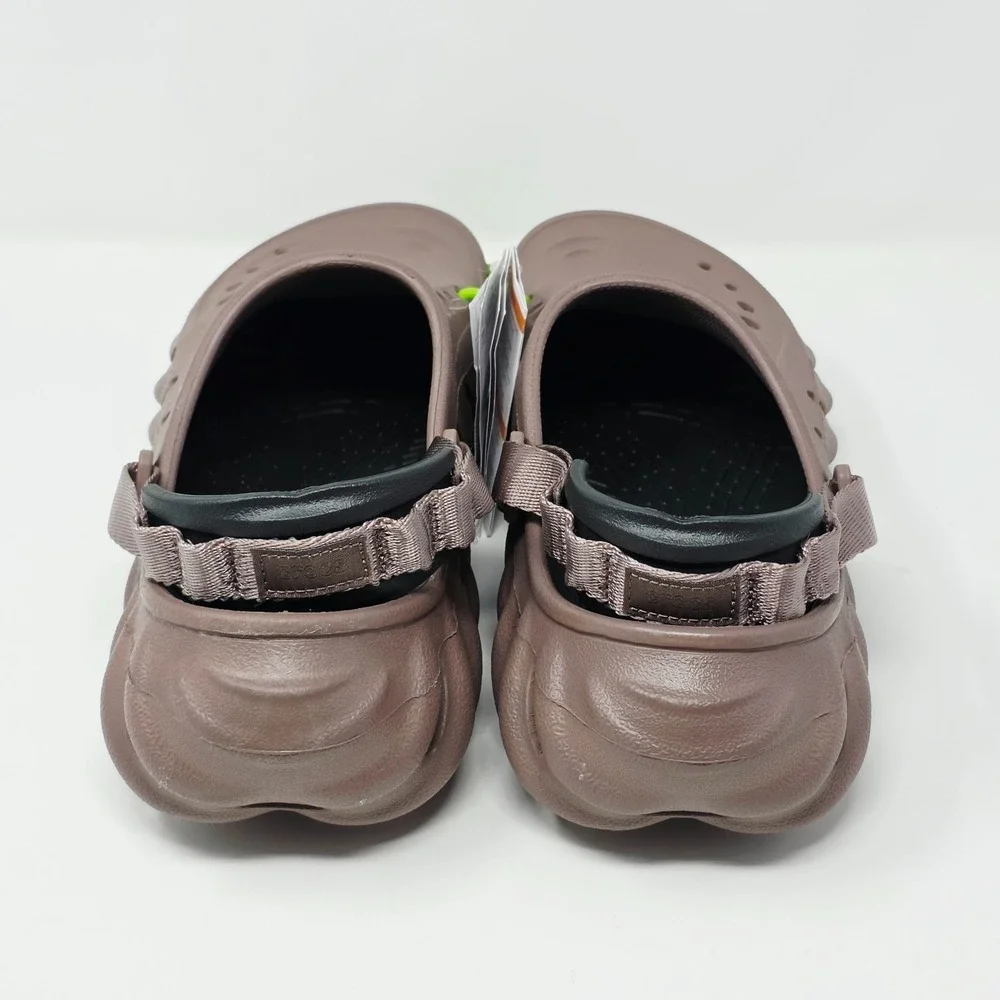 Crocs Echo Clog Brown Men's Size 8 / Women's Size 10 Slip On Sandal 207937-0LF
